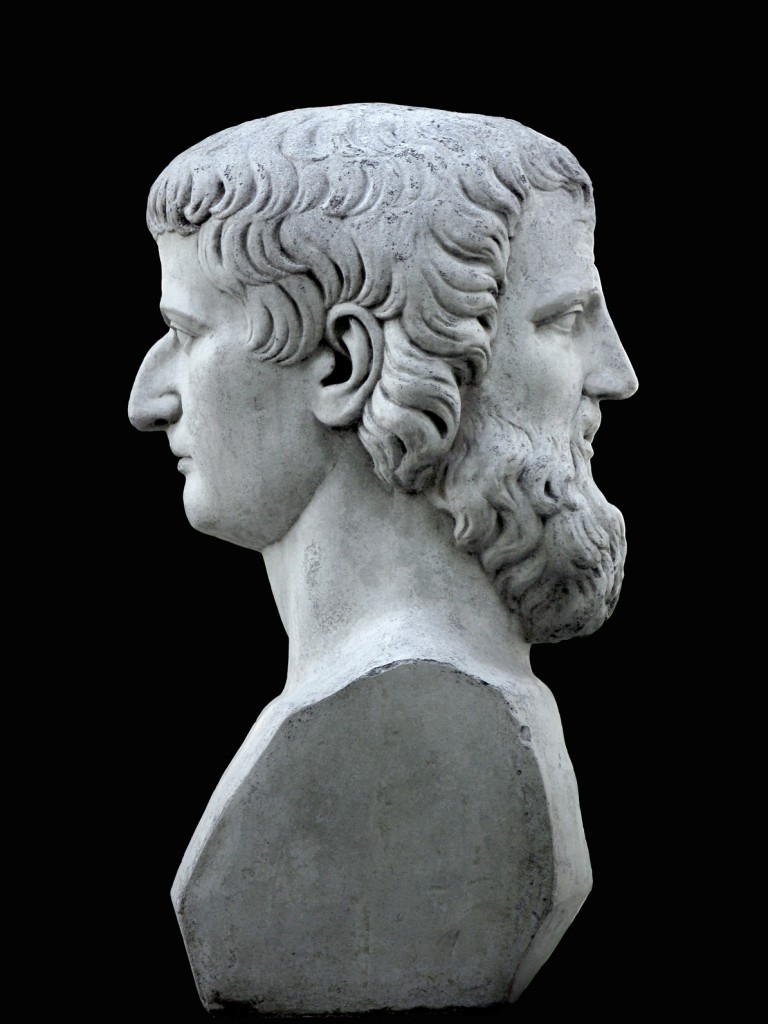 Janus sculpture